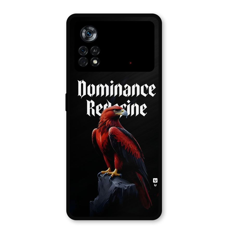 Dominance Eagle Metal Back Case for Poco X4 Pro 5G