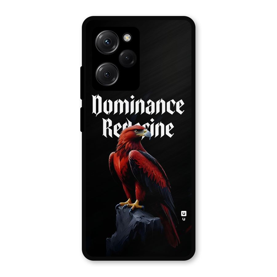 Dominance Eagle Metal Back Case for Poco X5 Pro
