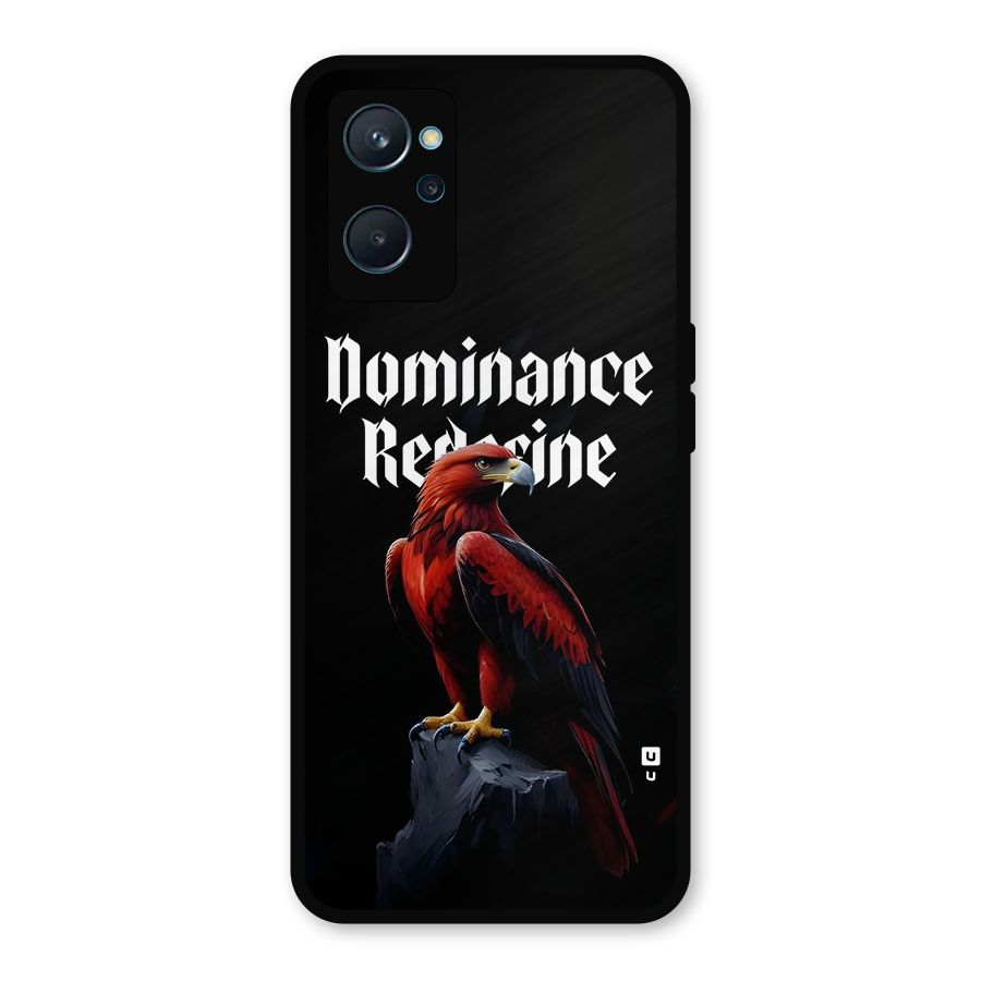 Dominance Eagle Metal Back Case for Realme 9i