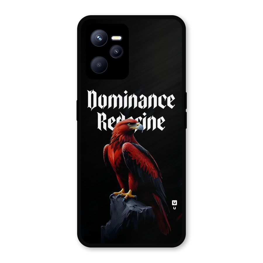 Dominance Eagle Metal Back Case for Realme C35