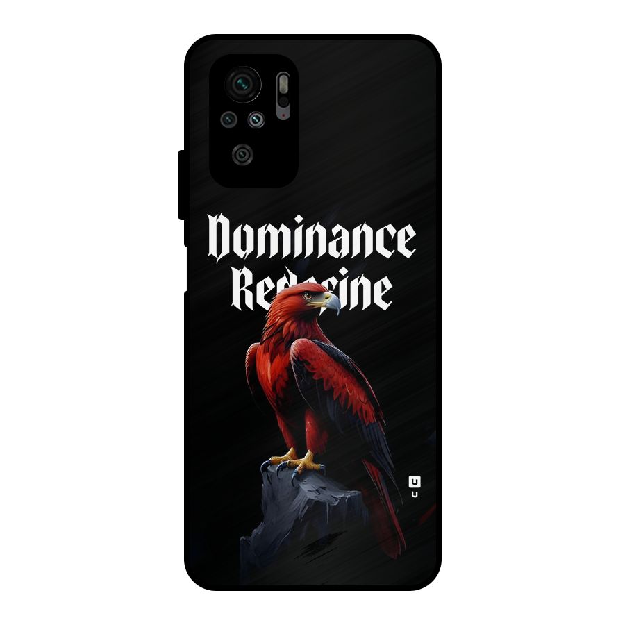Dominance Eagle Metal Back Case for Redmi Note 10S