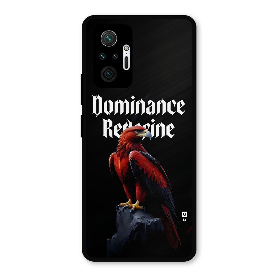 Dominance Eagle Metal Back Case for Redmi Note 10 Pro Max