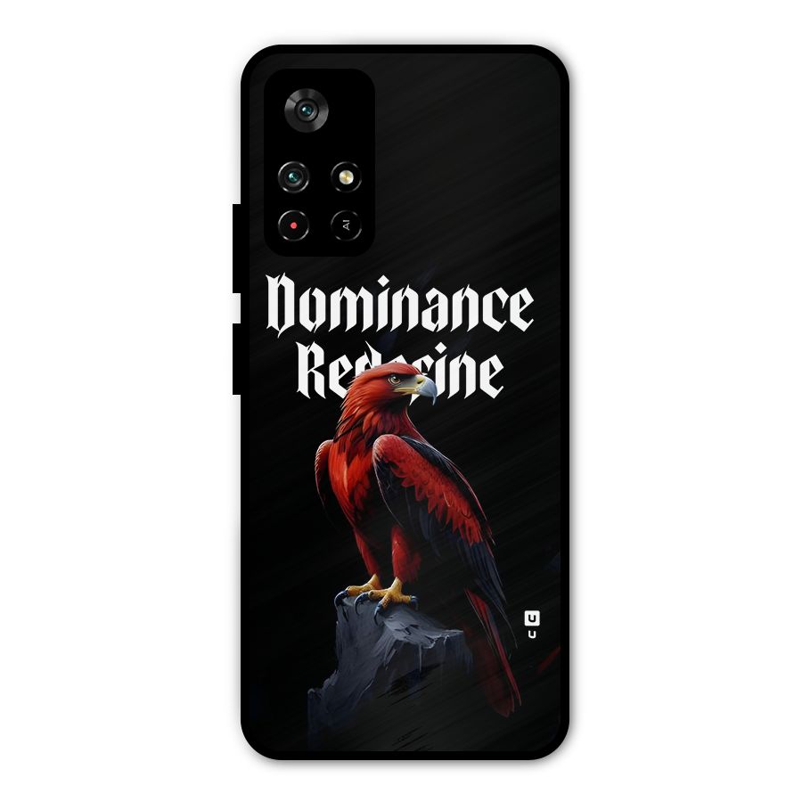 Dominance Eagle Metal Back Case for Redmi Note 11T 5G