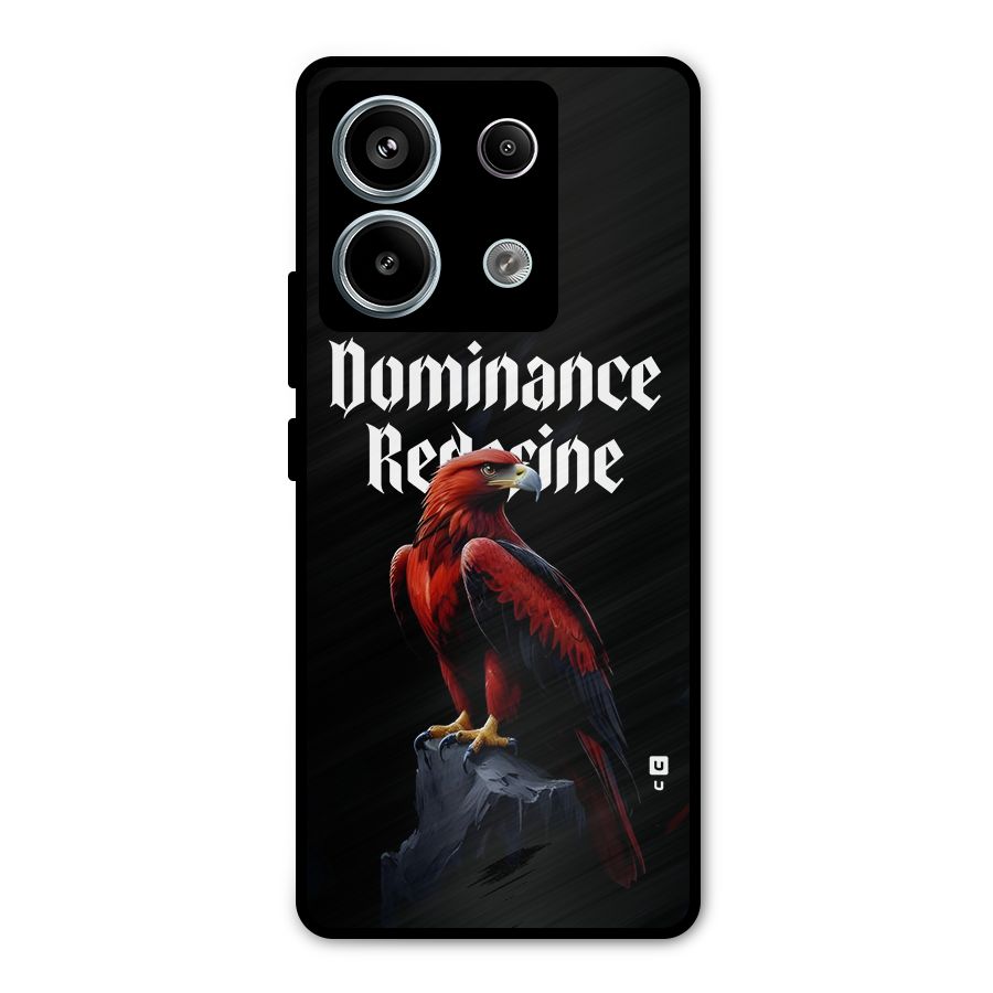 Dominance Eagle Metal Back Case for Redmi Note 13 Pro 5G