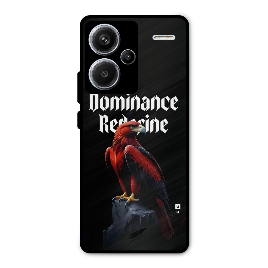 Dominance Eagle Metal Back Case for Redmi Note 13 Pro Plus
