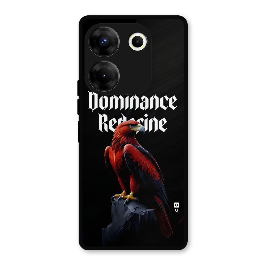 Dominance Eagle Metal Back Case for Tecno Camon 20 Pro