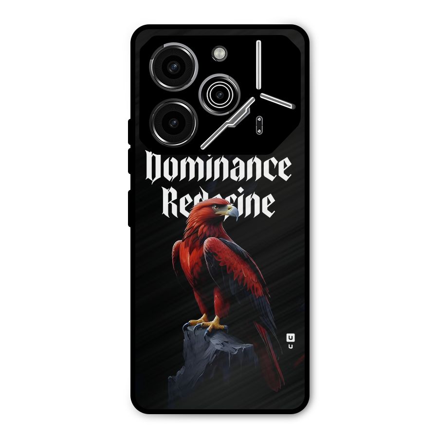 Dominance Eagle Metal Back Case for Tecno Pova 6 Pro