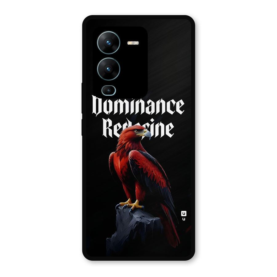 Dominance Eagle Metal Back Case for Vivo V25 Pro