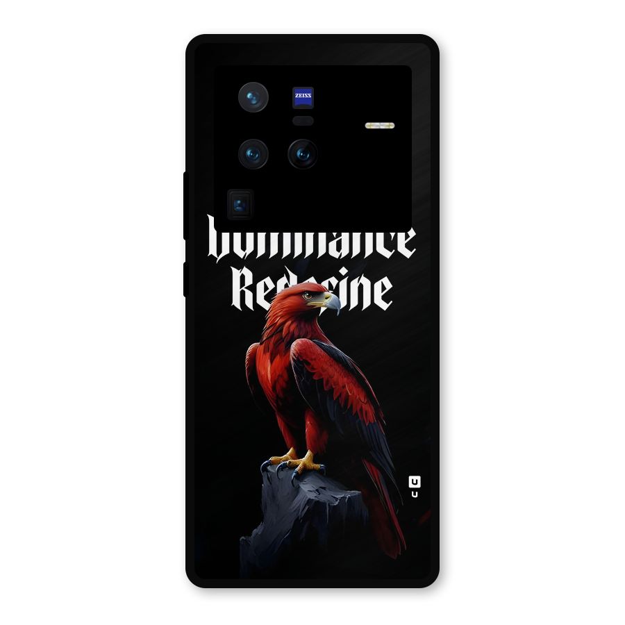 Dominance Eagle Metal Back Case for Vivo X80 Pro