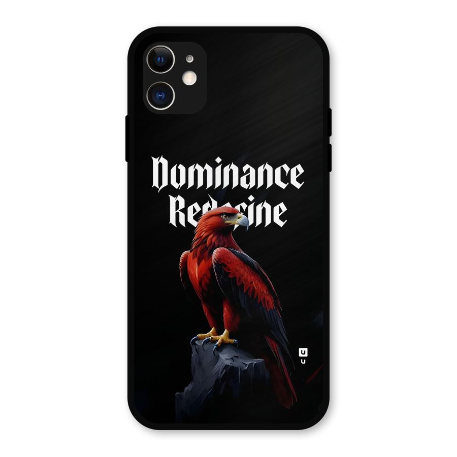 Dominance Eagle Metal Back Case for iPhone 11