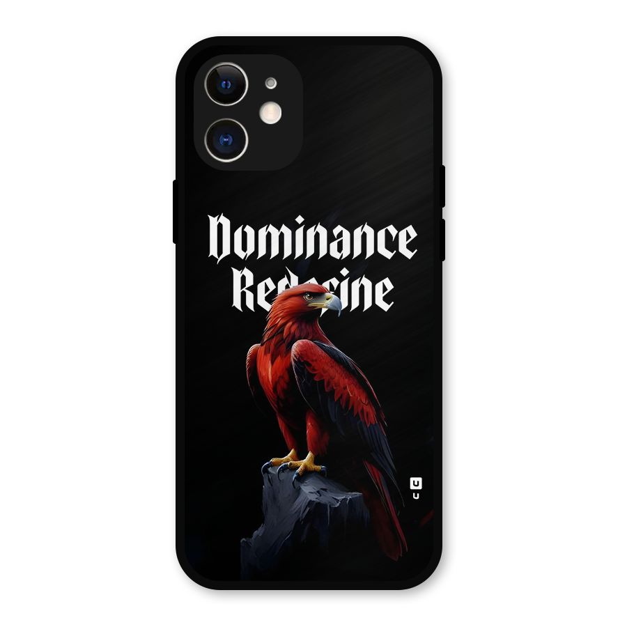 Dominance Eagle Metal Back Case for iPhone 12