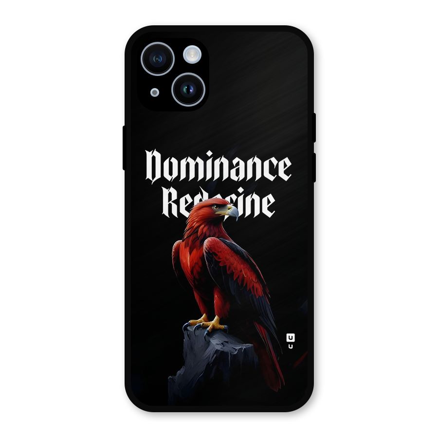 Dominance Eagle Metal Back Case for iPhone 14
