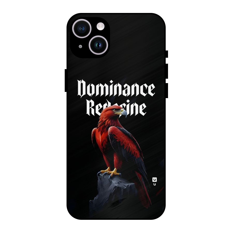 Dominance Eagle Metal Back Case for iPhone 14 Plus
