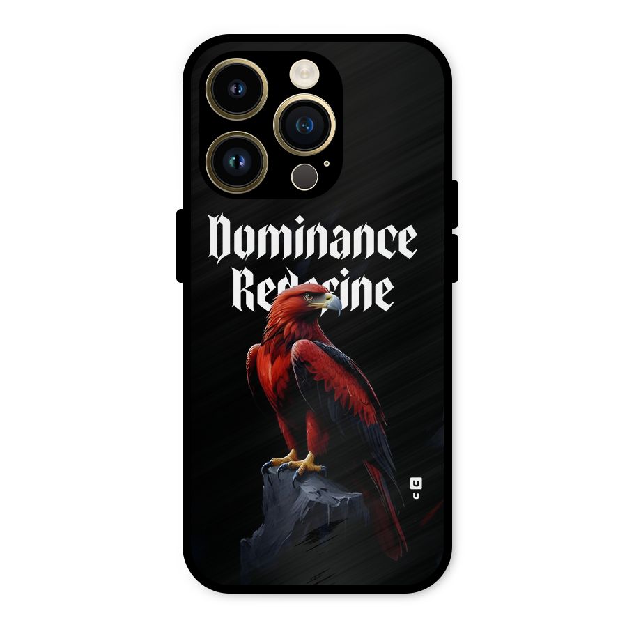 Dominance Eagle Metal Back Case for iPhone 14 Pro