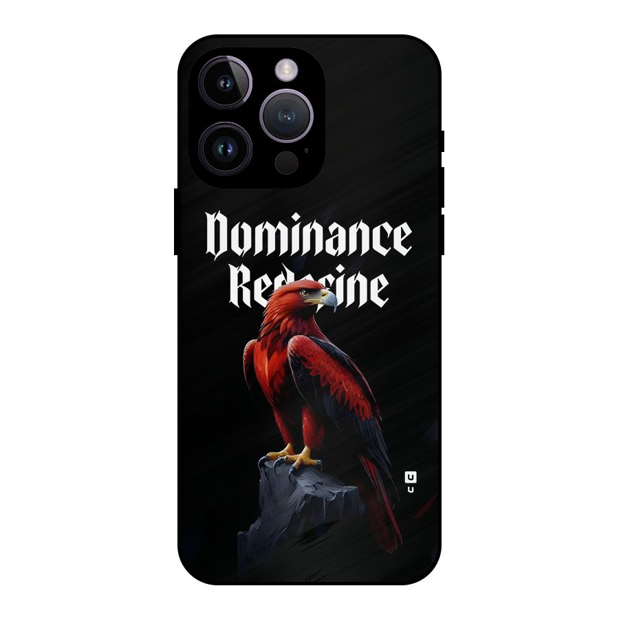 Dominance Eagle Metal Back Case for iPhone 14 Pro Max