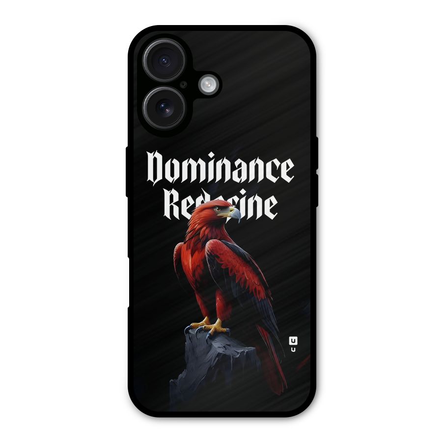 Dominance Eagle Metal Back Case for iPhone 16