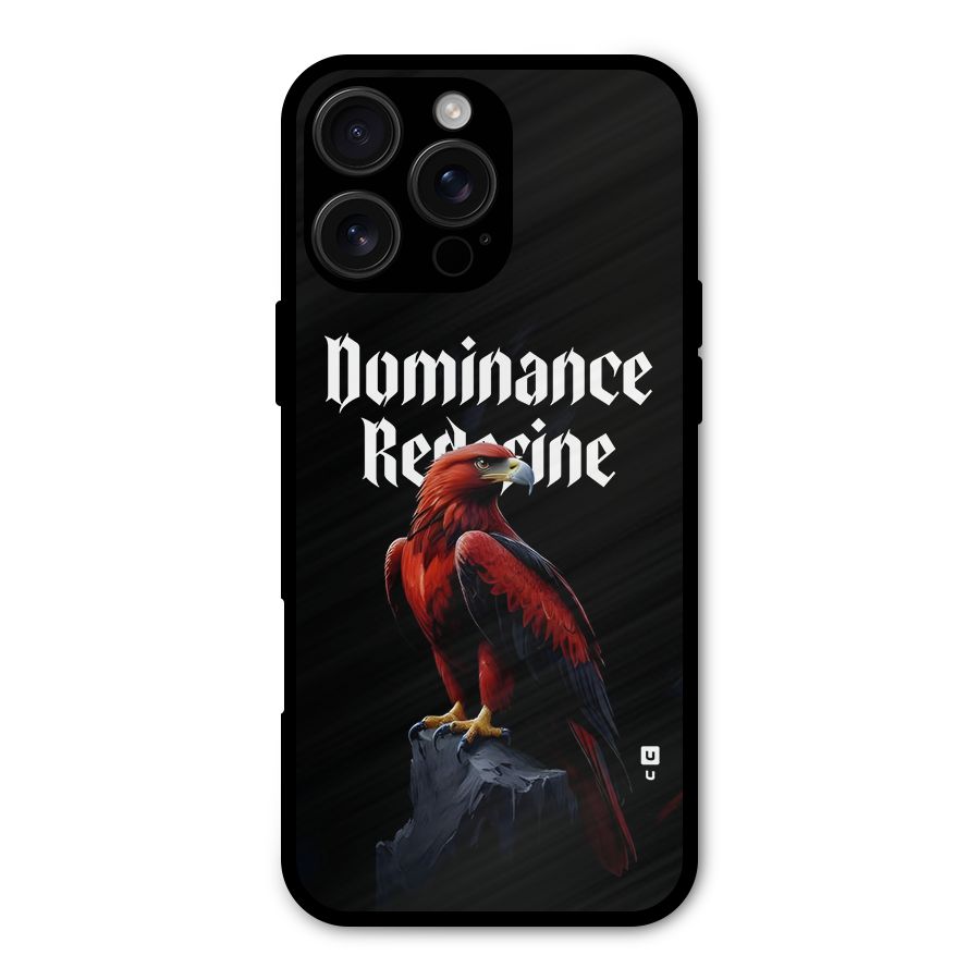 Dominance Eagle Metal Back Case for iPhone 16 Pro Max