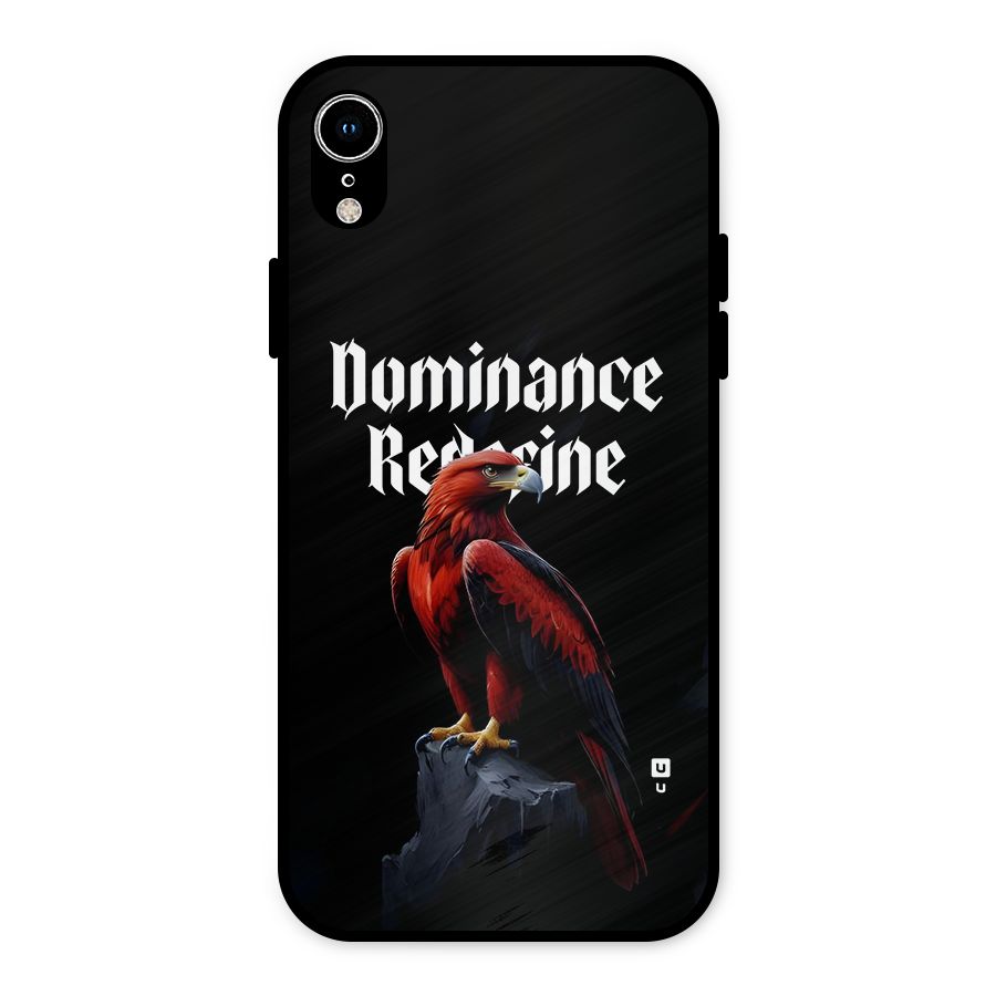Dominance Eagle Metal Back Case for iPhone XR