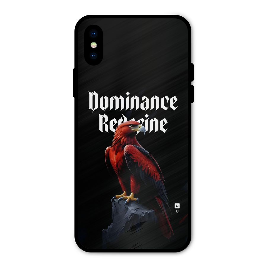 Dominance Eagle Metal Back Case for iPhone XS