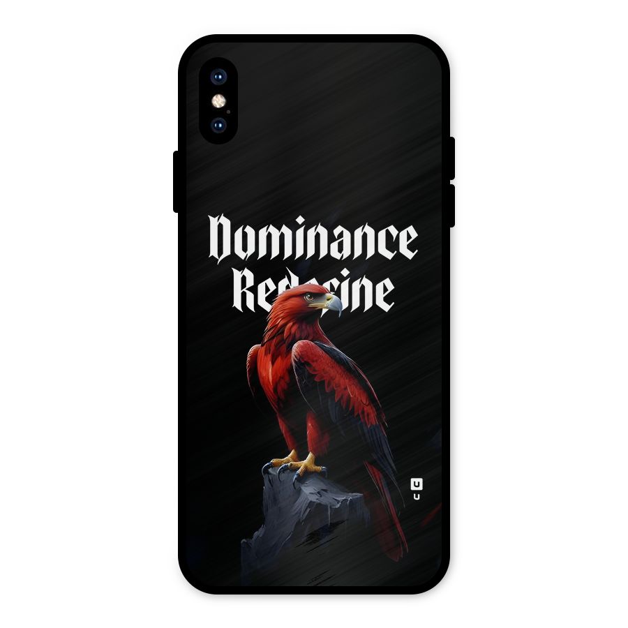 Dominance Eagle Metal Back Case for iPhone XS Max
