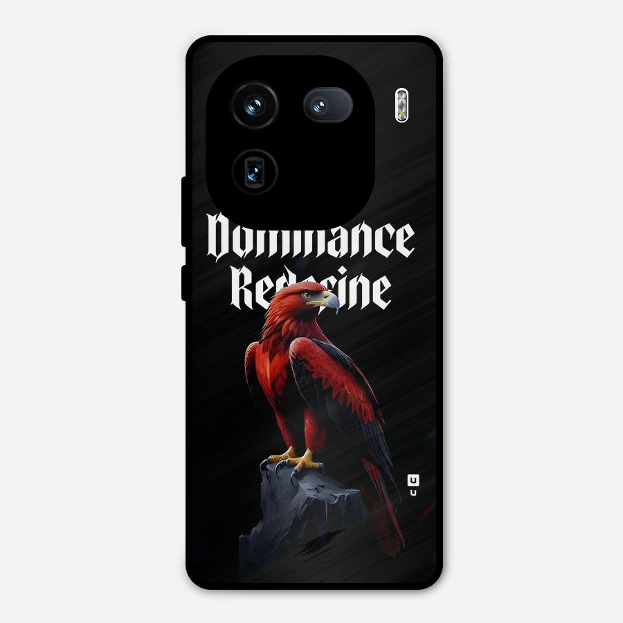 Dominance Eagle Metal Back Case for iQOO 12