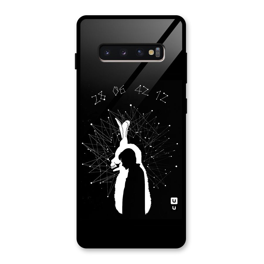 Donnie Darko Silhouette Glass Back Case for Galaxy S10 Plus