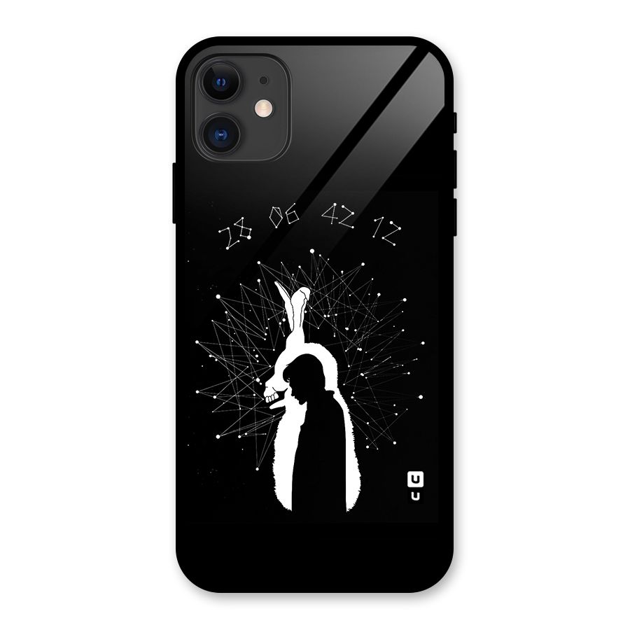 Donnie Darko Silhouette Glass Back Case for iPhone 11