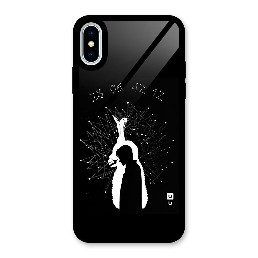 Donnie Darko Silhouette Glass Back Case for iPhone X