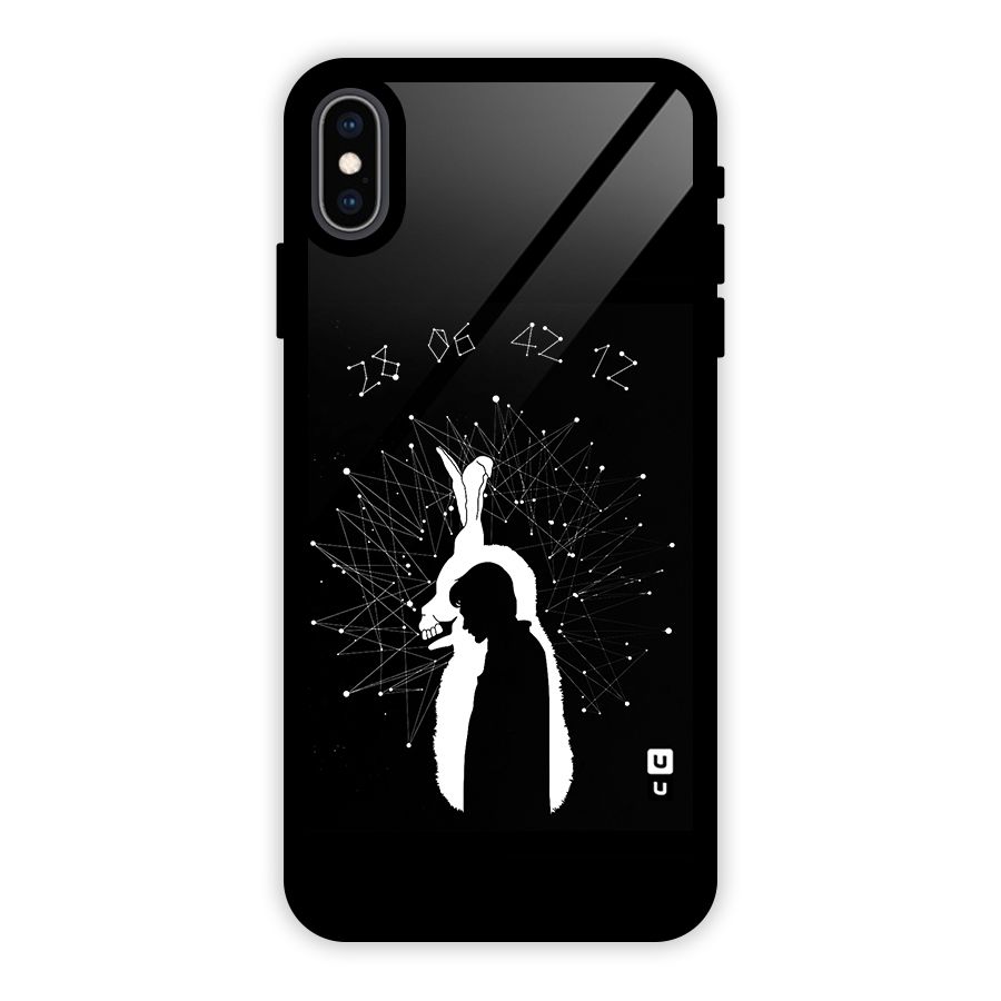 Donnie Darko Silhouette Glass Back Case for iPhone XS Max