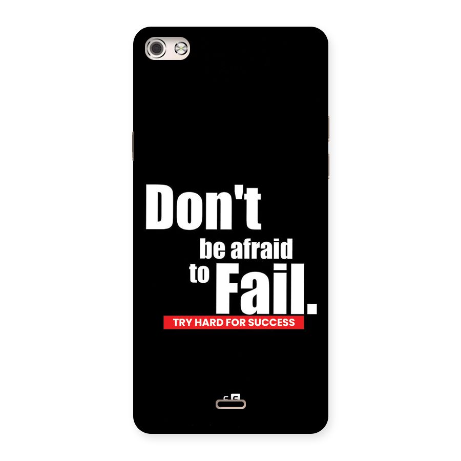 Dont Be Afriad Back Case for Canvas Silver 5