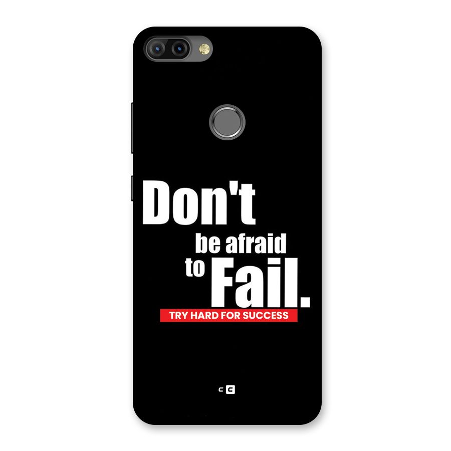 Dont Be Afriad Back Case for Infinix Hot 6 Pro