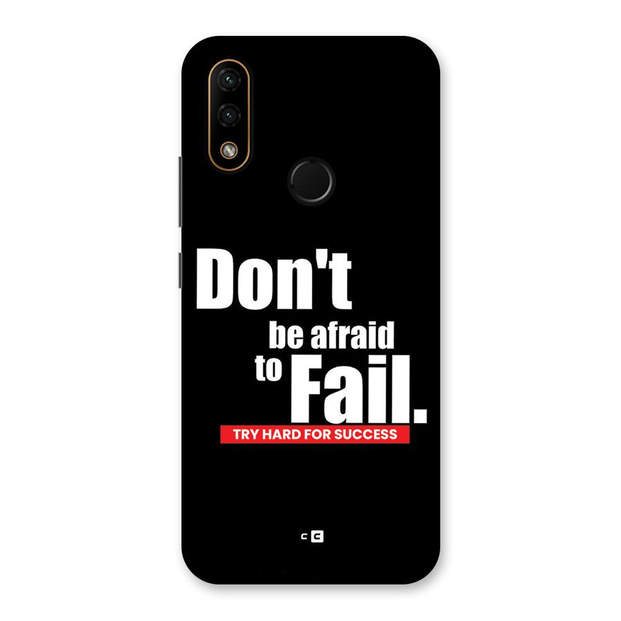 Dont Be Afriad Back Case for Lenovo A6 Note