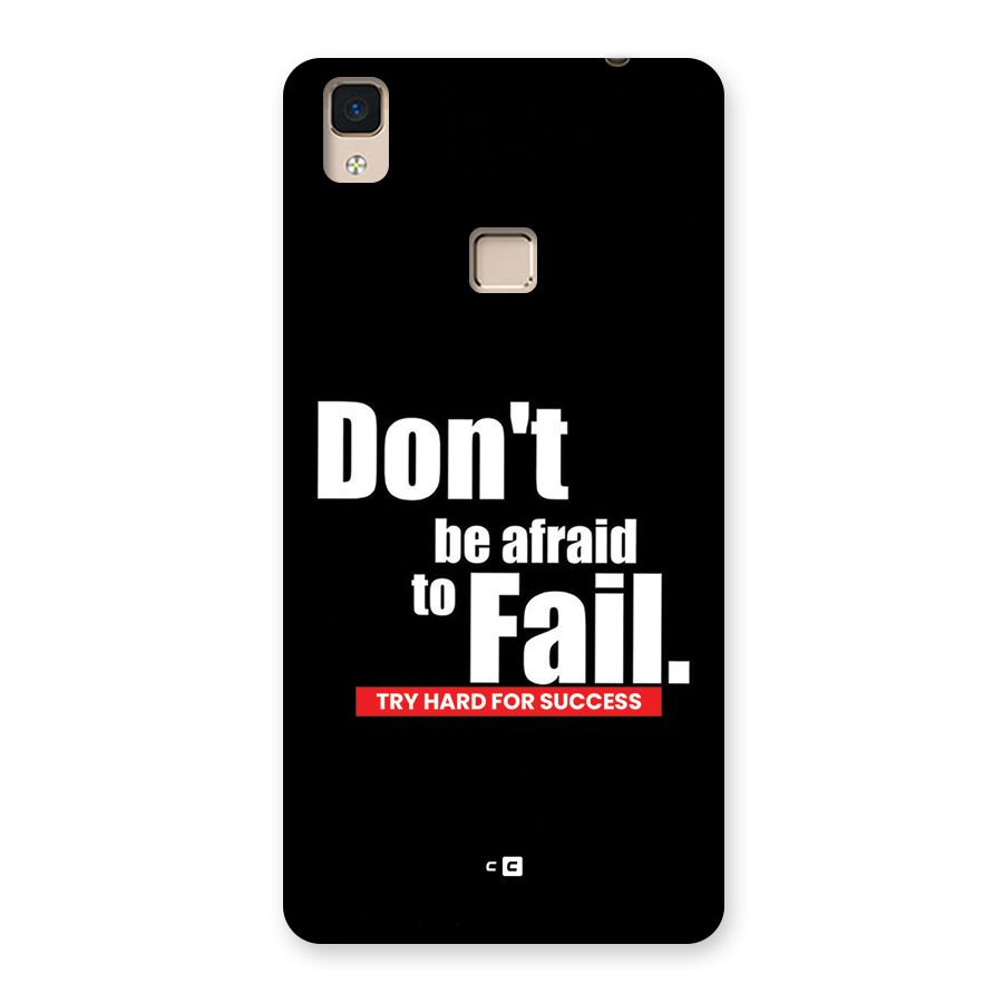 Dont Be Afriad Back Case for V3 Max