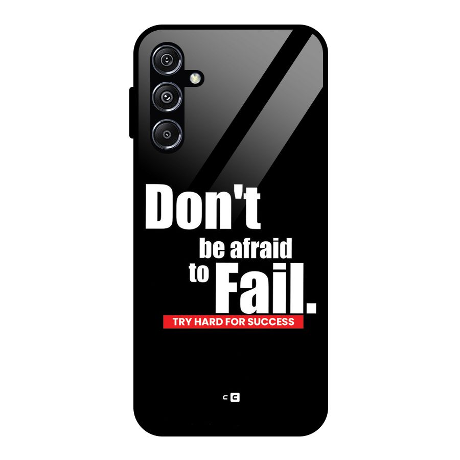 Dont Be Afriad Glass Back Case for Galaxy M34 5G