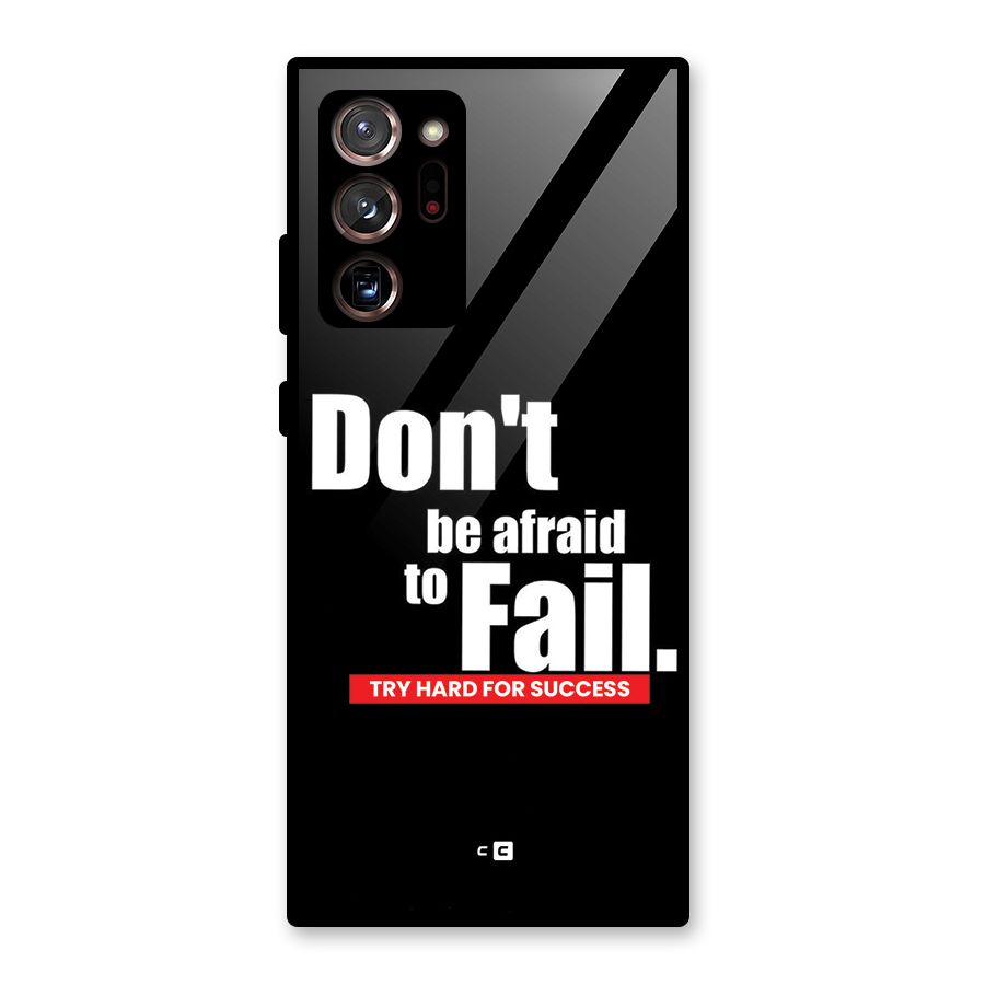 Dont Be Afriad Glass Back Case for Galaxy Note 20 Ultra