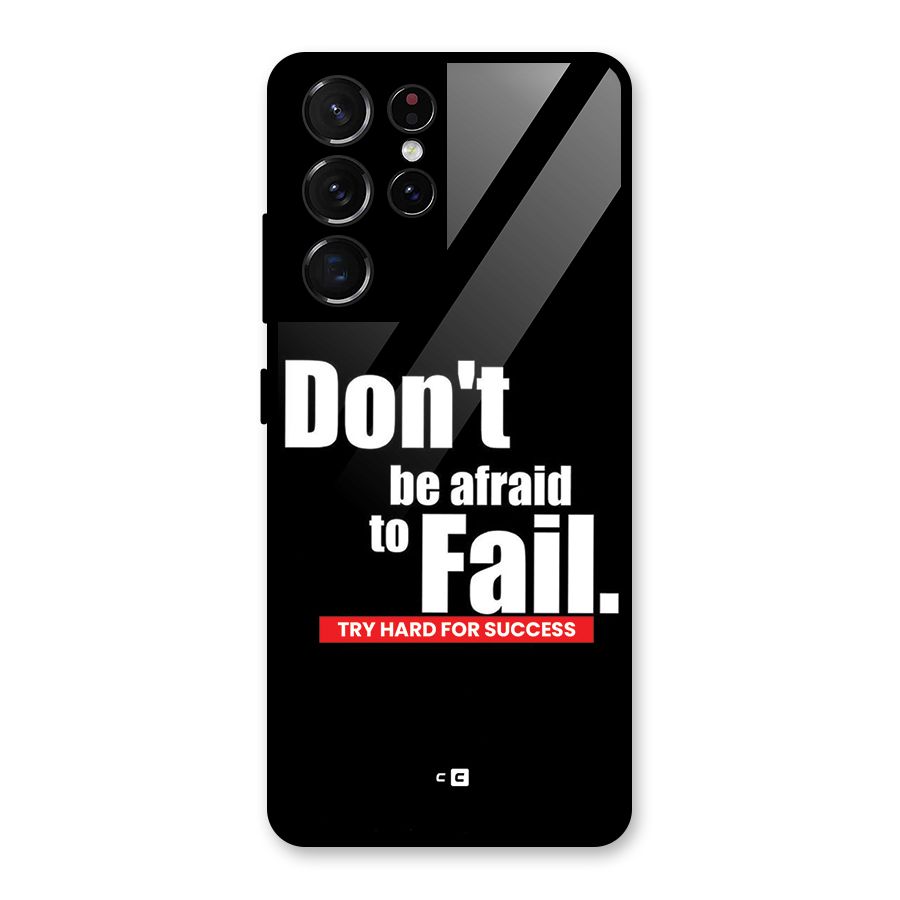 Dont Be Afriad Glass Back Case for Galaxy S21 Ultra 5G