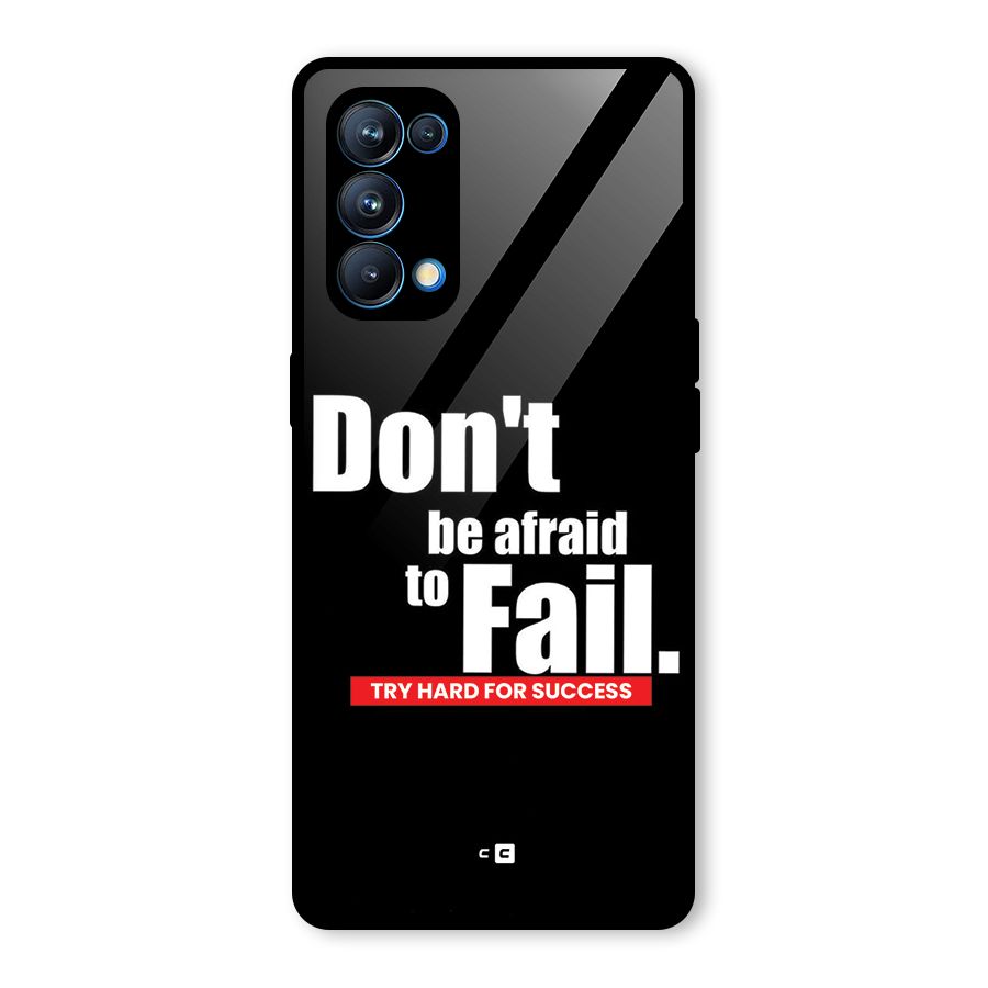 Dont Be Afriad Glass Back Case for Oppo Reno5 Pro 5G