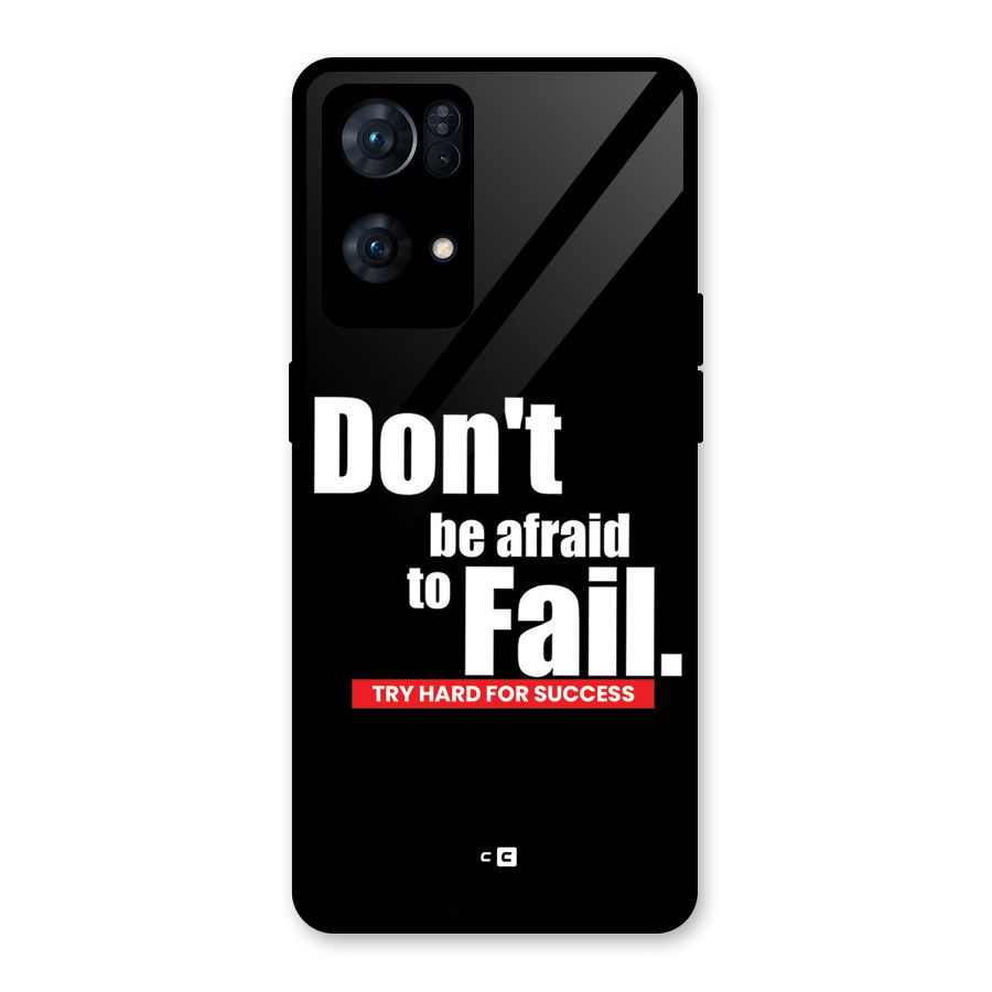 Dont Be Afriad Glass Back Case for Oppo Reno7 Pro 5G