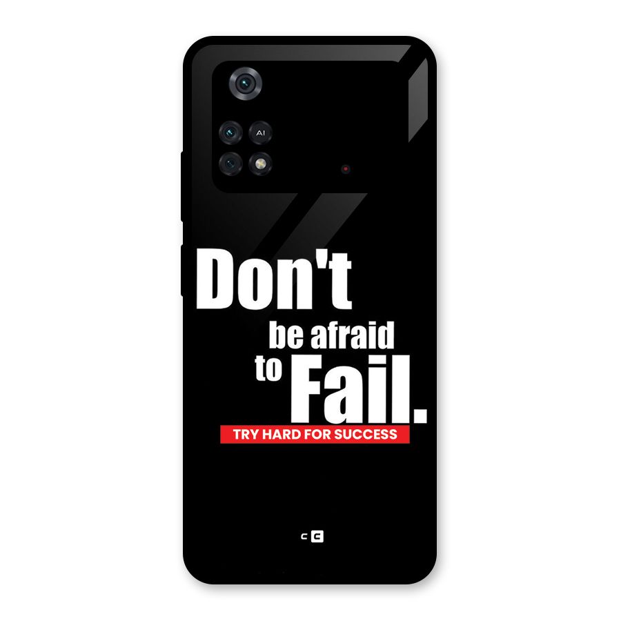 Dont Be Afriad Glass Back Case for Poco M4 Pro 4G