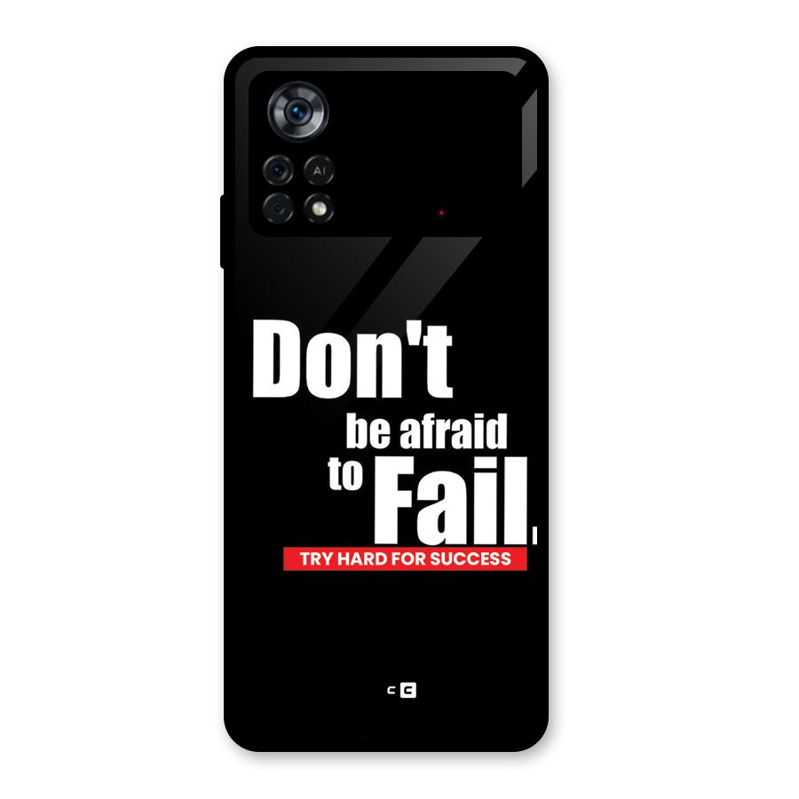 Dont Be Afriad Glass Back Case for Poco X4 Pro 5G
