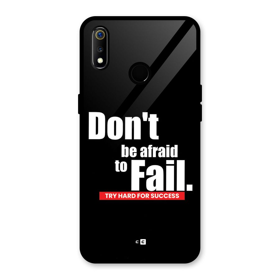 Dont Be Afriad Glass Back Case for Realme 3i