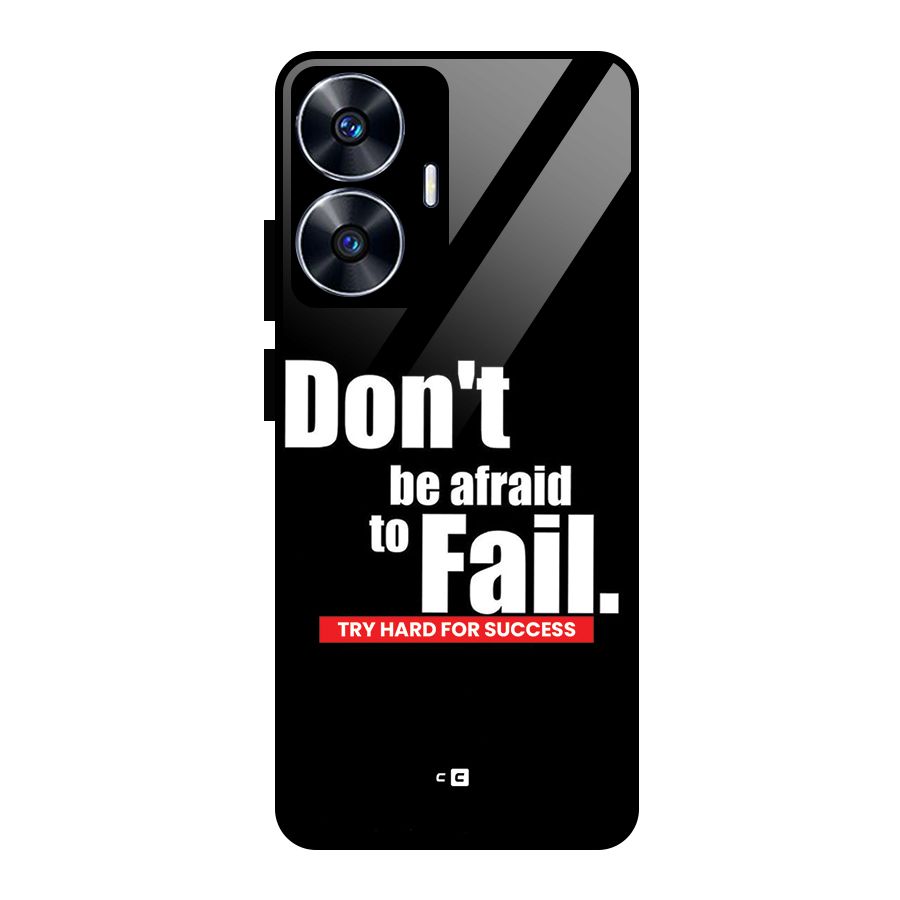 Dont Be Afriad Glass Back Case for Realme Narzo N55
