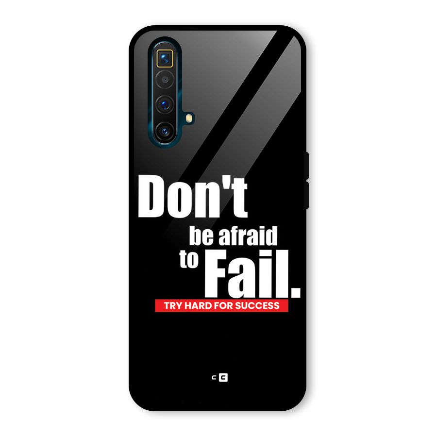 Dont Be Afriad Glass Back Case for Realme X3