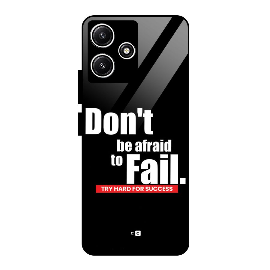 Dont Be Afriad Glass Back Case for Redmi 12 5G