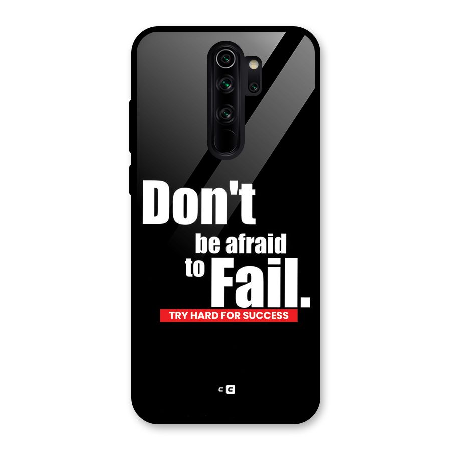 Dont Be Afriad Glass Back Case for Redmi Note 8 Pro