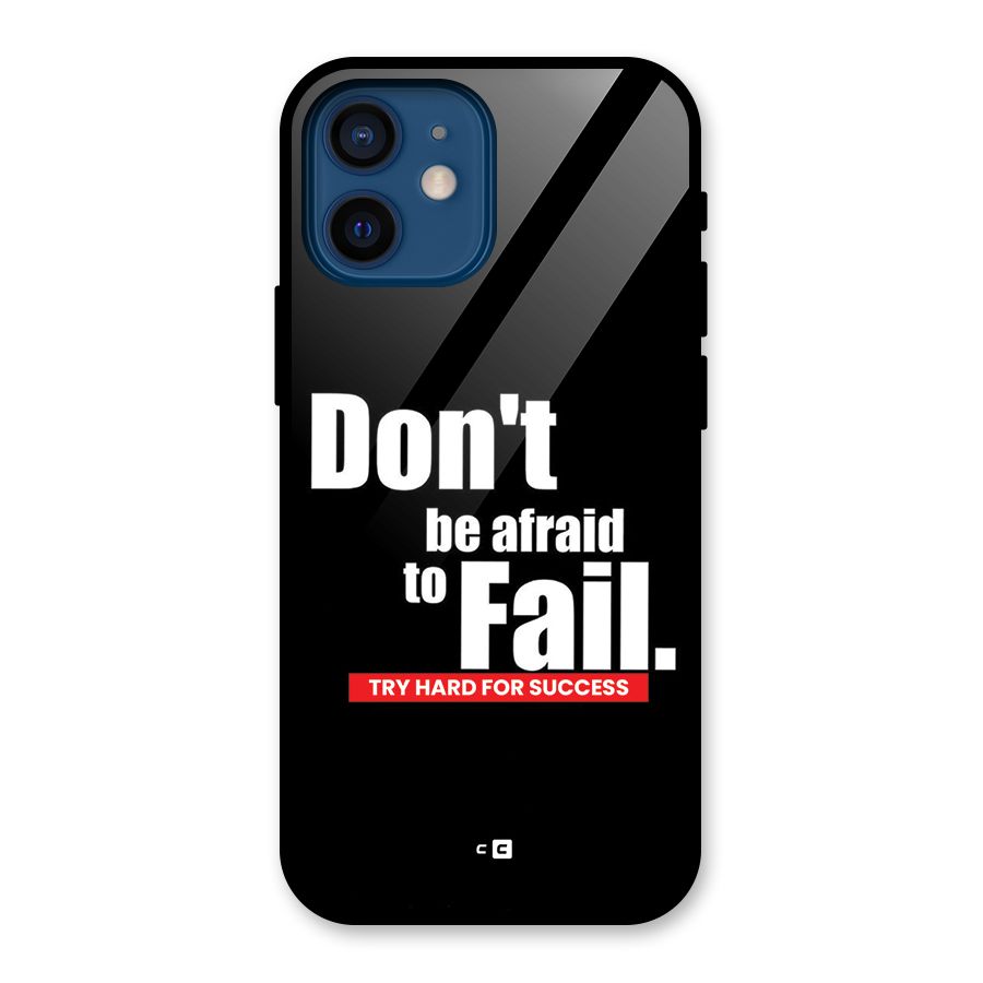 Dont Be Afriad Glass Back Case for iPhone 12 Mini
