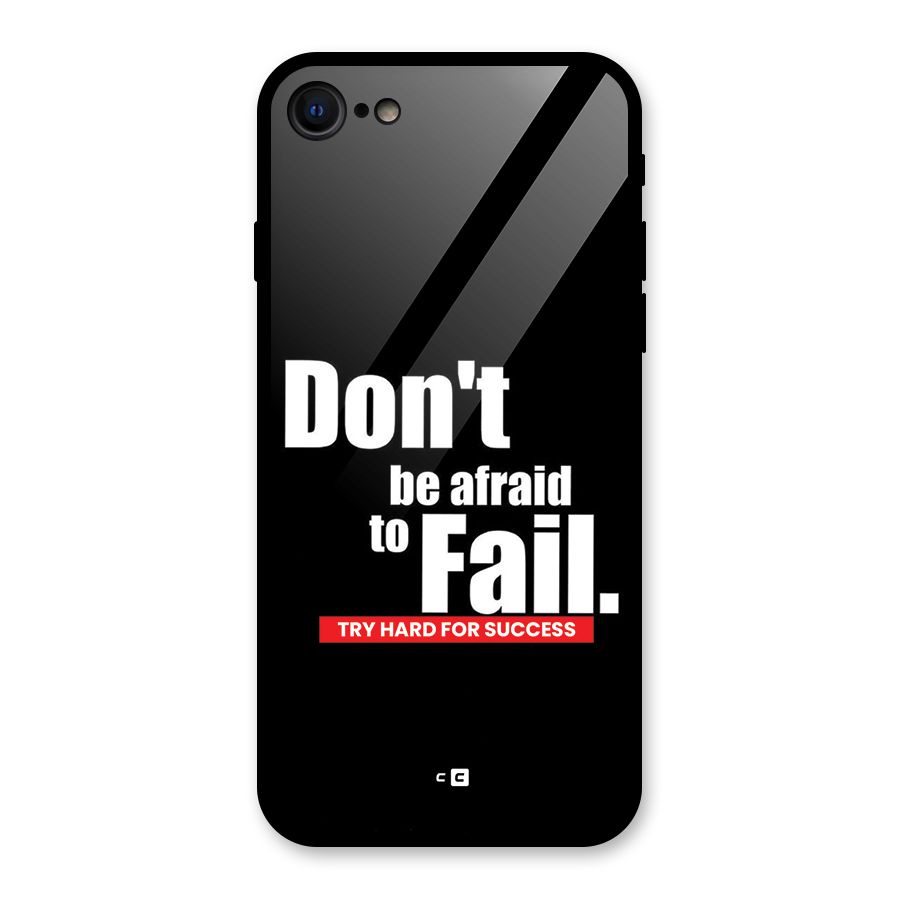 Dont Be Afriad Glass Back Case for iPhone SE 2022