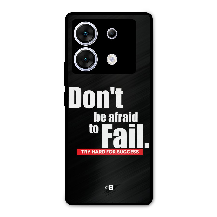 Dont Be Afriad Metal Back Case for Infinix Zero 30 5G