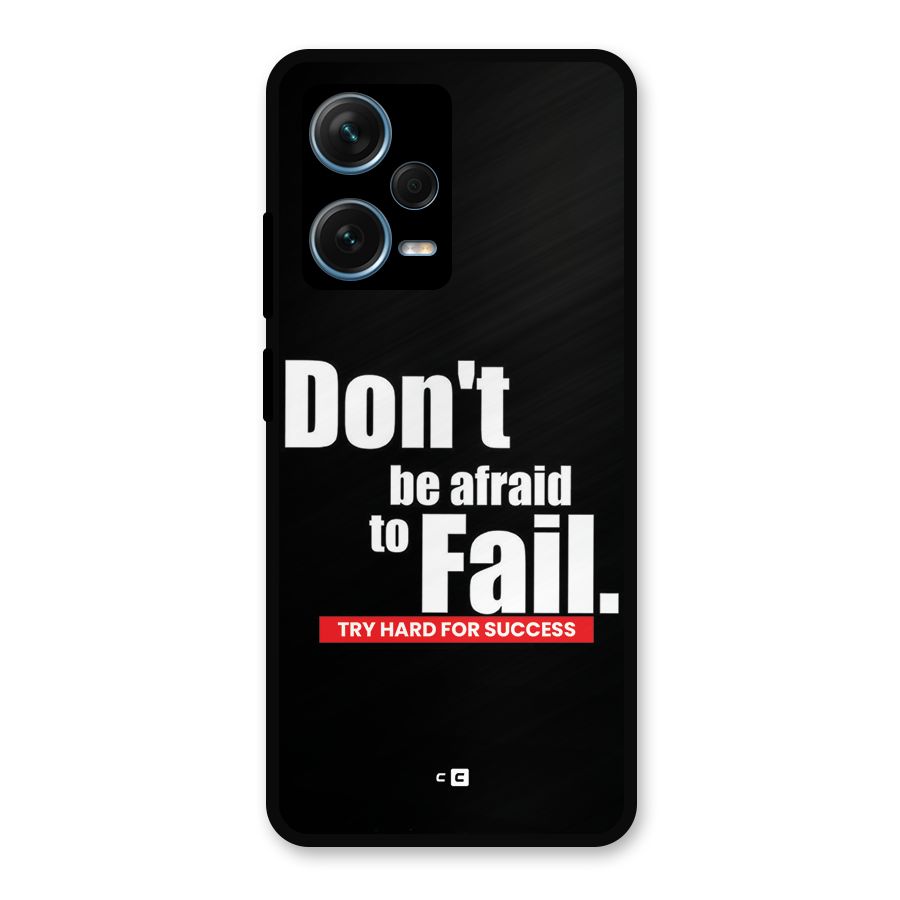 Dont Be Afriad Metal Back Case for Redmi Note 12 Pro Plus 5G