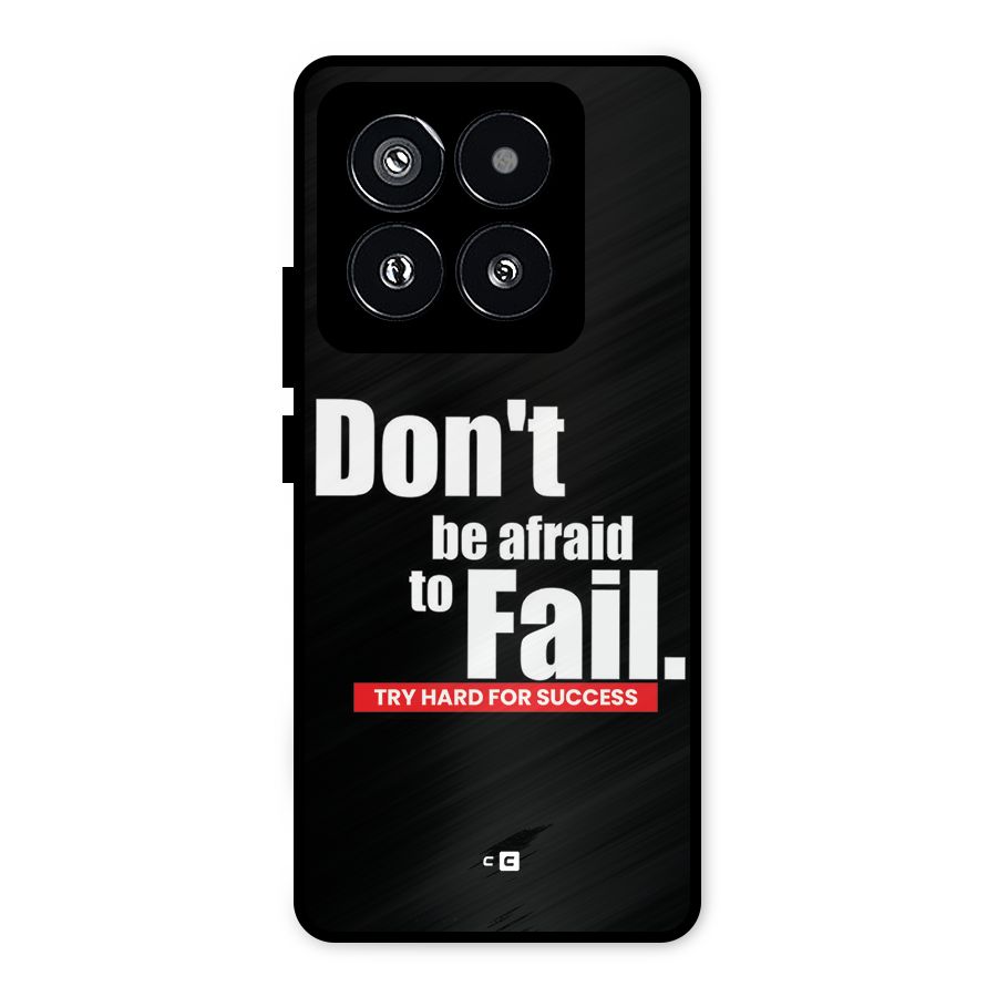 Dont Be Afriad Metal Back Case for Xiaomi 14 Pro